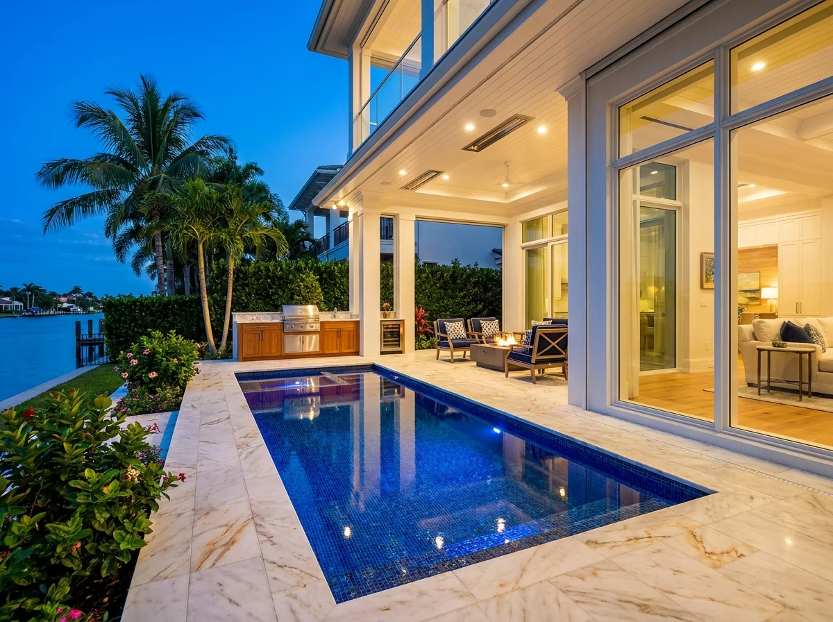 Evening: Entertaining with a view as the backdrop